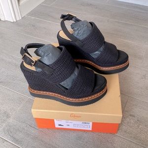 Castanet wedged espadrilles size 6